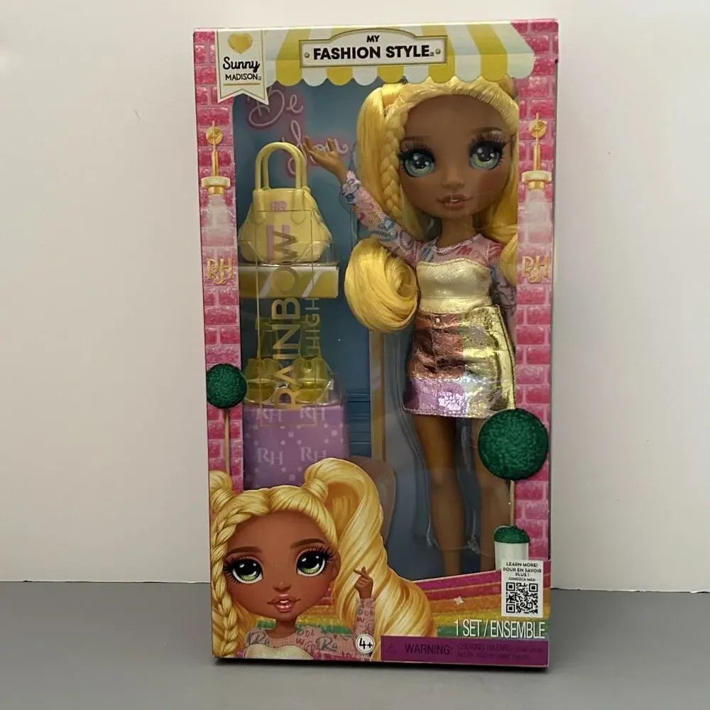 Rainbow High My Fashion Style Sunny Madison Yellow Fashion Doll